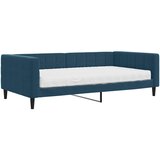  Dnevni krevet s madracem plavi 100 x 200 cm baršunasti | shoptok.hr