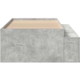  Krevetna Baza za Skladištenje Betonski sivi 90x200 cm | shoptok.hr