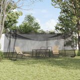  Mreža za komarce u vrtu 156 Crna 3 x 6 x 2,5 m Poliester | shoptok.hr