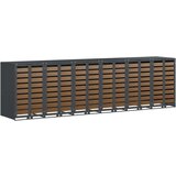  Skladištenje kanti za 3 kante Antracit 340 x 77.5 x 115.5 cm | shoptok.hr