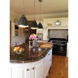 Elstead Lighting Elstead Amelia 1 lahka srednja kupolasta stropna viseča svetilka, starani cink, E27, (22098254) | Shoptok.si