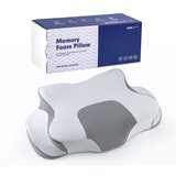 INF Vratni vzglavnik iz spominske pene z ledeno prevleko LightGrey, (5000286730) | Shoptok.si