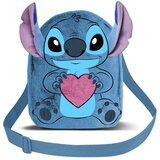 Disney Stitch Plišana torbica za rame Heart, 10 x 18 x 21 cm | shoptok.hr