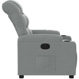  Naslonjač od tkanine svjetlosivi | shoptok.hr