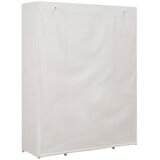  Ormar od tkanine bijeli 135 x 40 x 170 cm | shoptok.hr