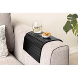 KOS DESIGN bambusov črn pladenj za naslonjalo sedežne garniture | Shoptok.si