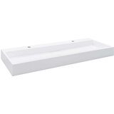  Umivaonik od lijevanih minerala/mramora 120 x 46 x 11 cm bijeli | shoptok.hr