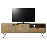 MOME TV komoda od masivnog manga u prirodnoj boji 175x55x40 cm Priya – | shoptok.hr