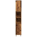  Kupaonski ormarić staro drvo 30x30x190 cm konstruirano drvo | shoptok.hr