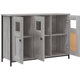  Komoda siva boja hrasta 100 x 35 x 70 cm od konstruiranog drva | Eponuda.ba