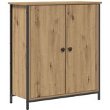 vidaXL Sideboard Artisan Oak Šperploča i metal Srednji | shoptok.hr