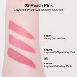 Shiseido Technosatin Pink satenasta šminka odtenek 03 Peach Pink 3.3 g | Shoptok.si