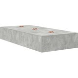  posteljni okvir s predali, inženirski les, betonsko siva, 90×200×31,5 cm | Shoptok.si