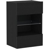 vidaXL LED TV omarica Črna hrast 40x30x60,5cm inženirski les, (22012127) | Shoptok.si