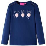 vidaXL Dječja majica dugih rukava modra 128 | shoptok.hr