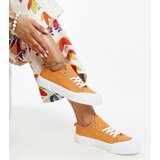 Gemre Orange Fabric Sneakers of Eduard | Shoptok.si