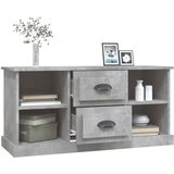 TV ormarić boja betona 99,5x35,5x48 cm od konstruiranog drva | shoptok.hr
