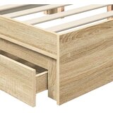  Krevet s od storage Sonoma hrast 140 x 200 cm Konstruirano drvo | shoptok.hr