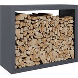 vidaXL Stalak za drva za ogrjev antracit 100x40x80 cm čelični | shoptok.hr