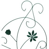  Vrtna Ograda Rešetkasti 3 pcs Zelena 112 x 40 cm Čelik | shoptok.hr