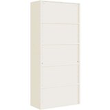 vidaXL Ormarić za spise bijeli 90 x 40 x 200 cm čelični | shoptok.hr