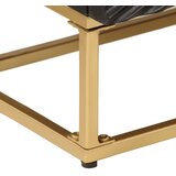  Ladičar crni 55 x 30 x 76 cm od masivnog drva manga i željeza | shoptok.hr