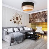  duolla - plafonsko svetlo devon 1xE27/40W/230V, prečnik 45 cm, crna/bež | Eponuda.com
