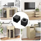  Držač ladice 2 pcs Crna 15 x 15 x 15mm PP kopolimer | shoptok.hr