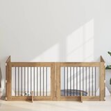  Vrata za pse s postoljem 4 pcs Hrast artisan 100 x 80 cm Cijene