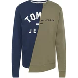 Tommy Remixed Sweater majica morsko plava / kaki / bijela