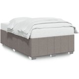 Maison Chic Posteljni okvir - Dvoposteljna postelja - Zakonska postelja brez vzmetnice taupe 120x190 cm blago-J12581, (21762308) Cene