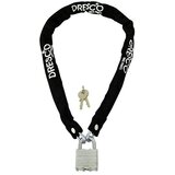 Dresco Zaštitni lanac s bravom (Duljina: 90 cm, Promjer: 5 mm) | shoptok.hr