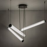Zuma line 1238 - LED prigušiva luster na sajli COMO LED/64W/230V 2700-6500K crna + daljinski upravljač | Eponuda.com