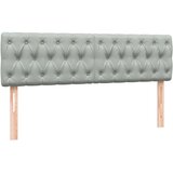  Krevet s oprugama i madracem svjetlosivi 160x210 cm baršunasti | shoptok.hr