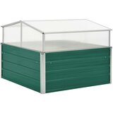 vidaXL Staklenik zeleni 100 x 100 x 77 cm od pocinčanog čelika | shoptok.hr