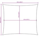  Jedro protiv sunca od tkanine Oxford pravokutno 2 x 2,5 m smeđe | shoptok.hr