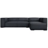 Windsor & Co Sofas Črna usnjena kotna zofa (desni kot) Madame - Windsor & Co Sofas Cene