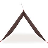 vidaXL Cerada za kampiranje smeđa 366x306 cm vodootporna | shoptok.hr