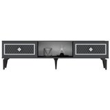 Hanah home tv polica herry anthracite silver