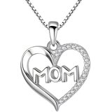 Ogrlica Mom Heart - Srebrna KP28757 | shoptok.hr
