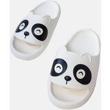 Gemre White children's slides with a panda motif Ketti | Shoptok.si