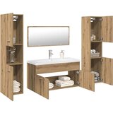 vidaXL 5 kosov kopalniškega pohištva Artisan Oak Engineered Wood | Shoptok.si