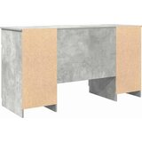  Stol s ladicama Beton siva 140 x 49 x 76 cm Konstruirano drvo | Eponuda.ba