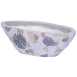 Keramična posoda za rože - mozaik, 40,5x19xH14 cm