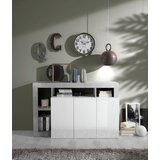 LC Mobili Elegantna bijela komoda s 3 vrata HAMBURG 209030-05CE | shoptok.hr