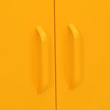 Ormarić za pohranu boja senfa 80 x 35 x 101,5 cm čelični | shoptok.hr