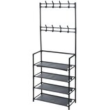 Storage solutions stalak za odjeću s 4 police 60 x 26 x 155 cm cijene