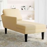  Chaise Lounge z blazino Svetlo zelena siva Corduroy tkanina | Shoptok.si
