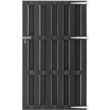  Vrtna vrata od WPC-a 100 x 180 cm siva | shoptok.hr
