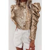 Fenzy Elegantni Top Sa Šljokicama, Boja Marelice | shoptok.hr